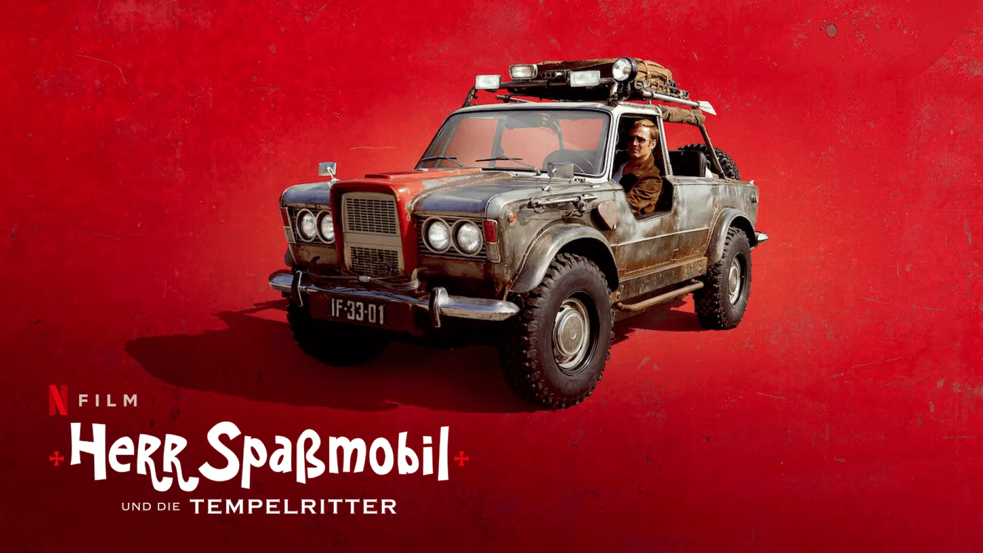 Herr Spaßmobil & die Tempelritter — Cover der Produktion (Netflix)