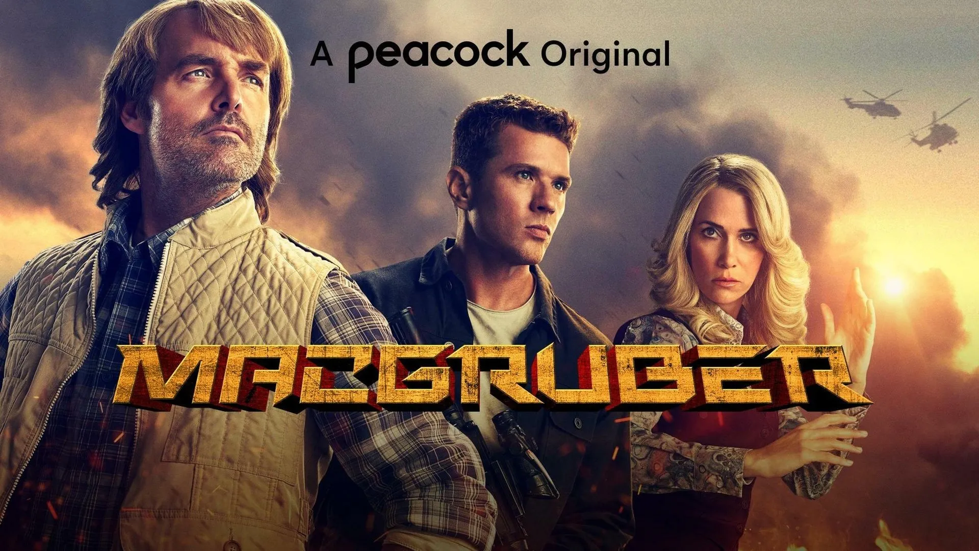 MacGruber — Cover der Produktion (Peacock)