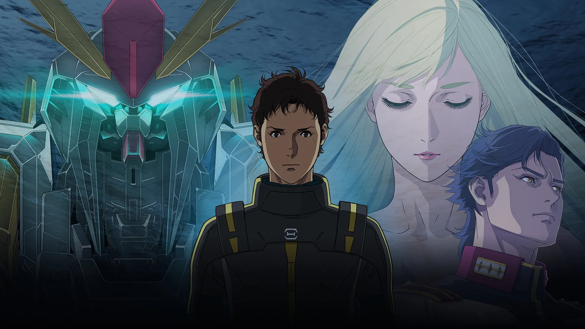 Mobile Suit Gundam Hathaway: The Sorcery of Nymph Circe — Cover der Produktion (Netflix)