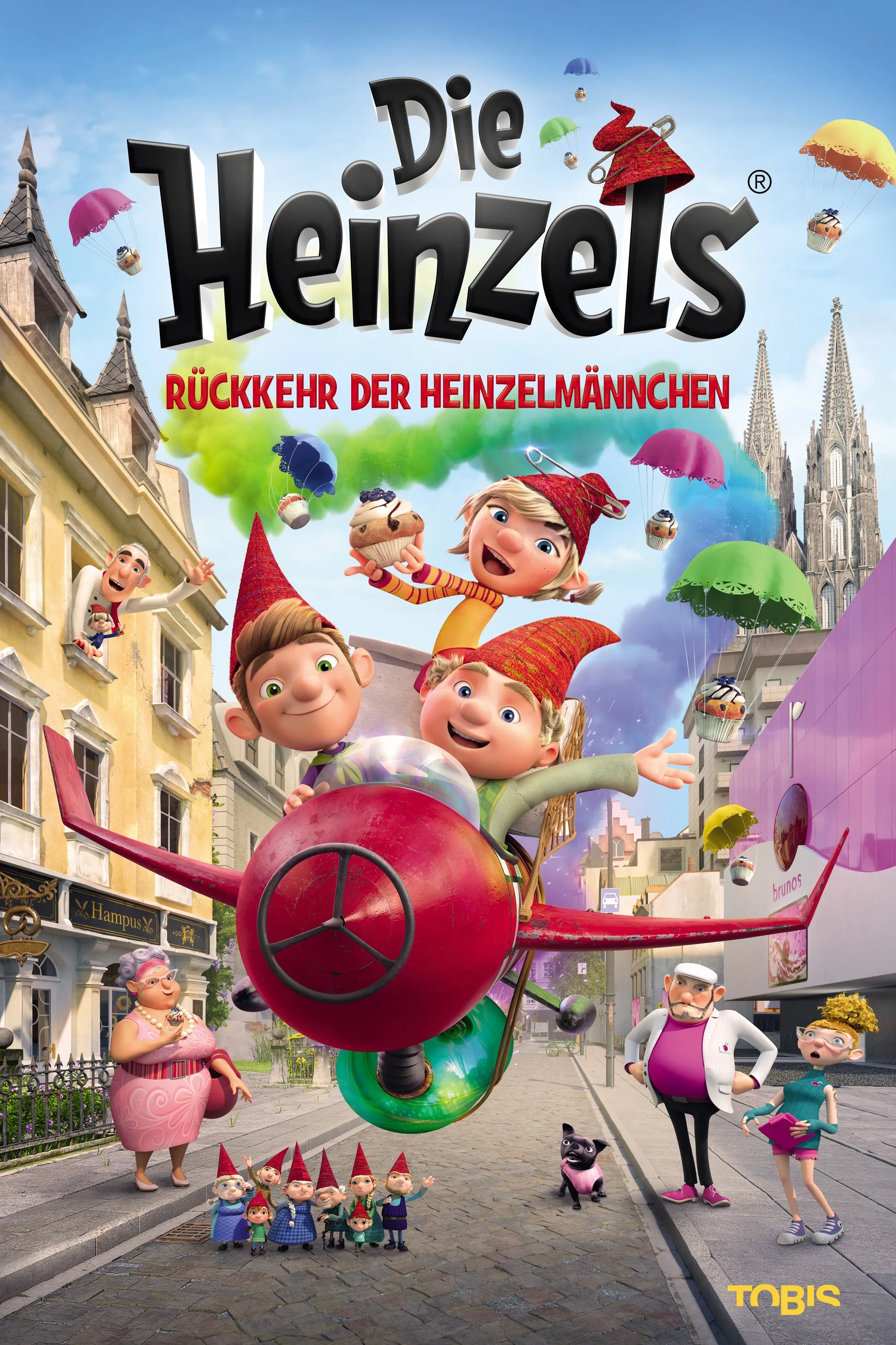 Kinoplakat: Die Heinzels – Rückkehr der Heinzelmännchen